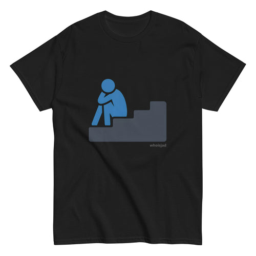 long sleeves to hide my wrists lol tee (black n white)